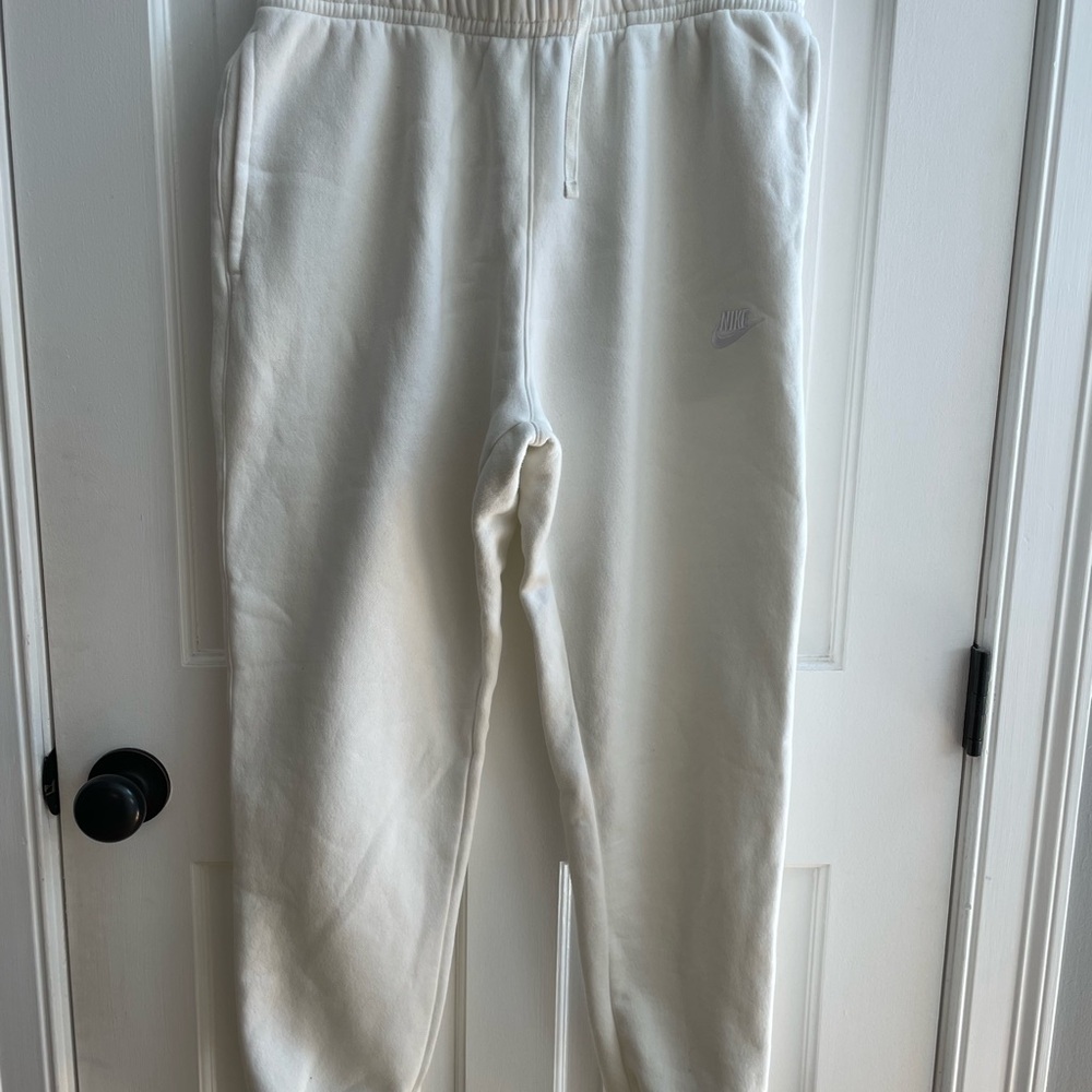Nike Cream Joggers, New without tags